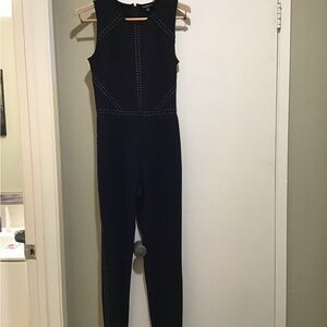 Guess jump suit fitted black